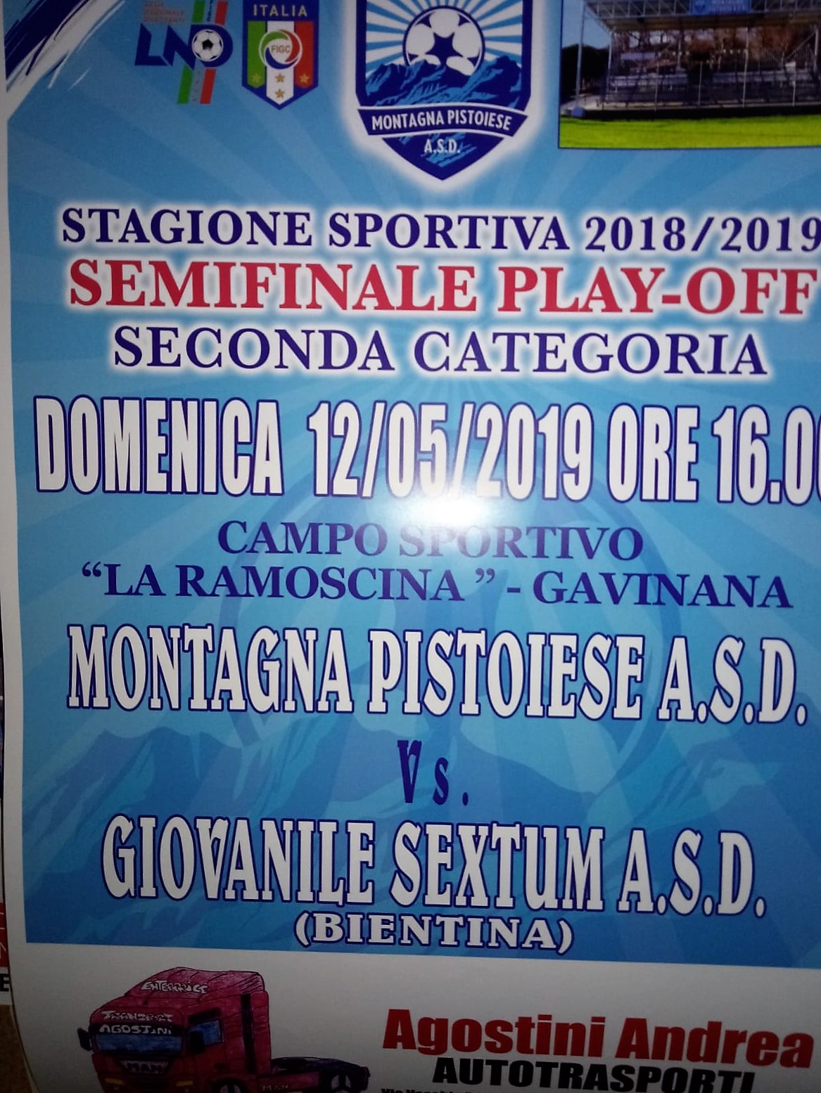 campionato regionale 2 Categoria girone B – semifinale Play-Off