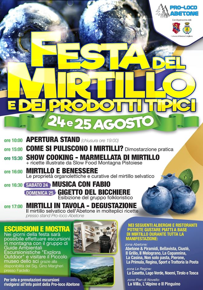 Festa del Mirtillo e dei prodotti tipici