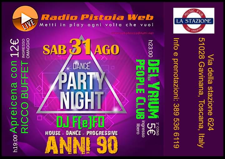 Dance Party Night – Anni 90