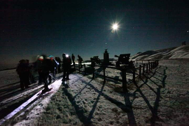 Ciaspolata serale con cena in Rifugio