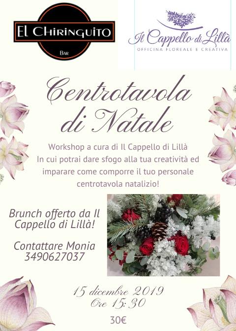 Workshop Centrotavola di Natale a cura di Il Cappello di Lillà