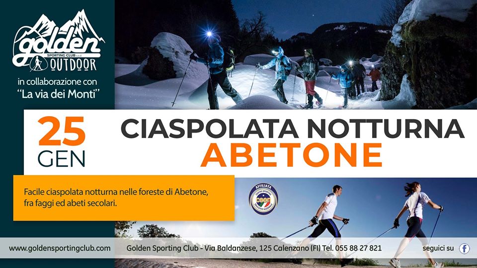 Ciaspolata Notturna all’Abetone
