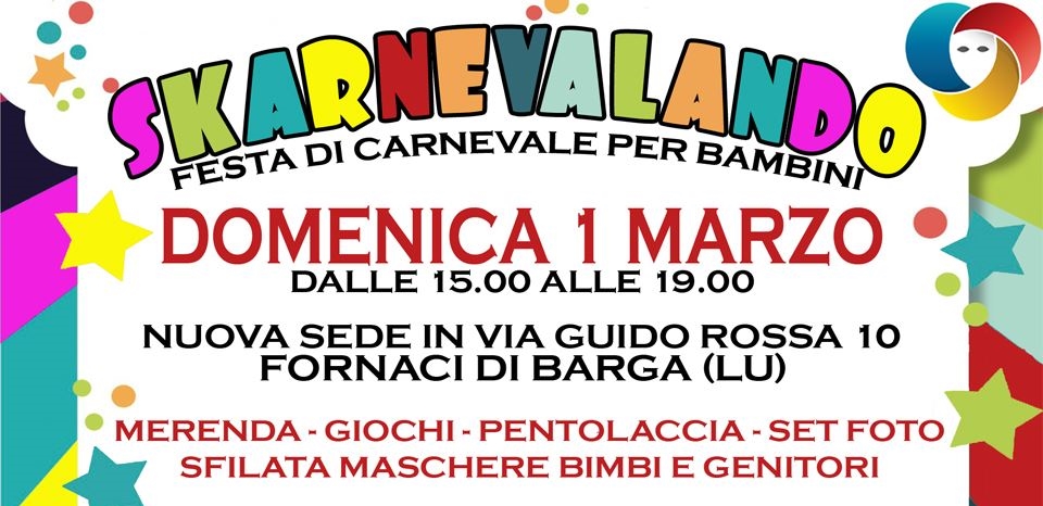 Skarnevalando – Festa di Carnevale per bambini