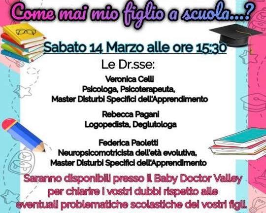 Come mai mio figlio a scuola..?