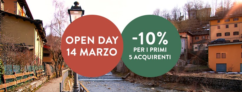 Open Day | -10% Per I Primi 5 Acquirenti
