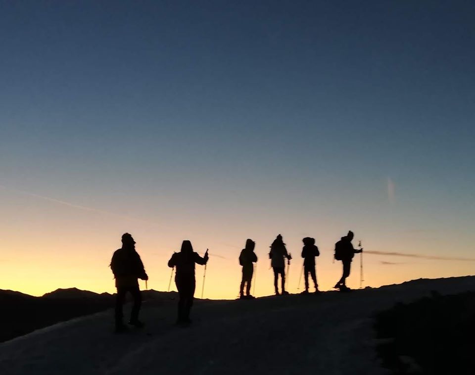 Ciaspolando al tramonto & Cena in Rifugio