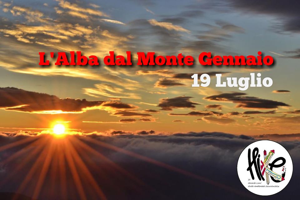 L’Alba dal MONTE GENNAIO