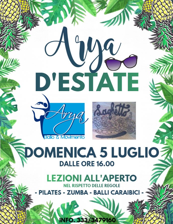 ARYA d’Estate!