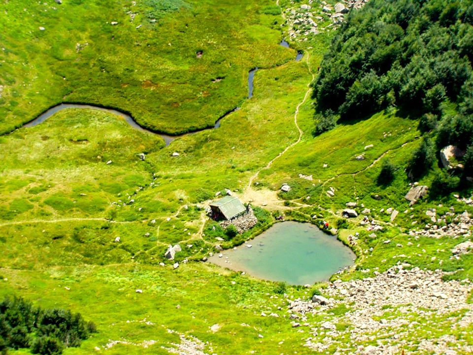 In cresta tra il Lago Turchino e il Lago Baccio