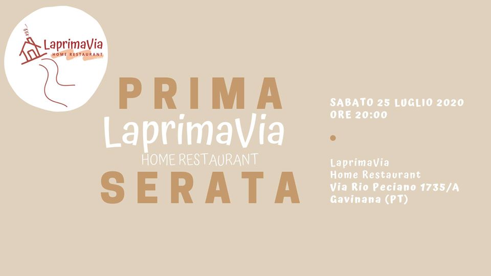 Prima serata 2020 LaprimaVia Home Restaurant