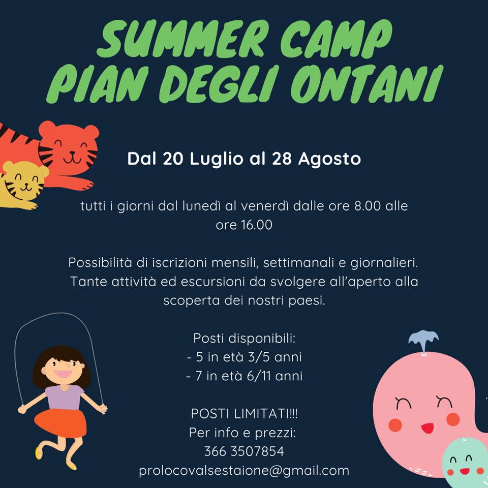 Summer Camp Pian Degli Ontani