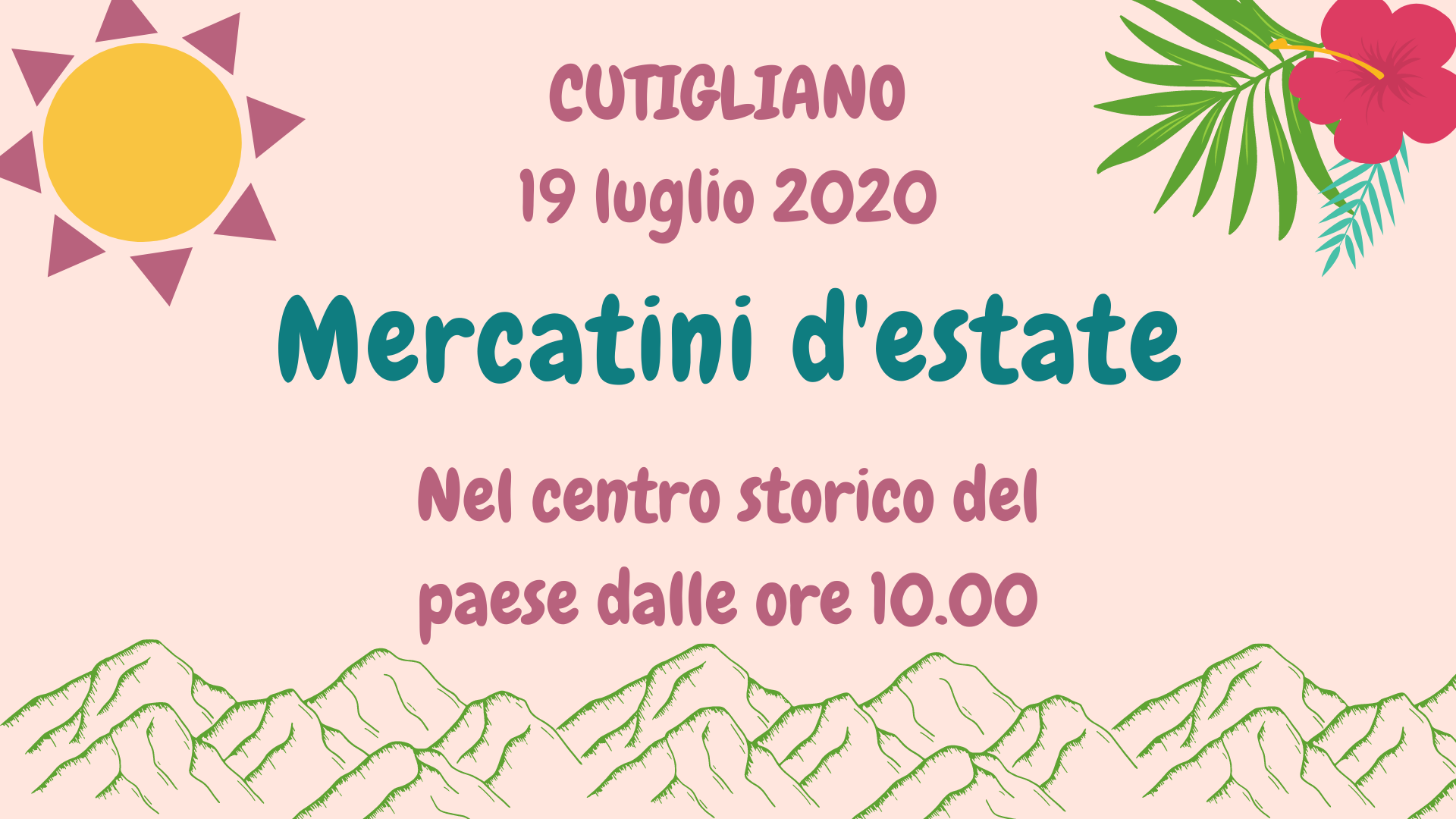 Mercatini d’estate