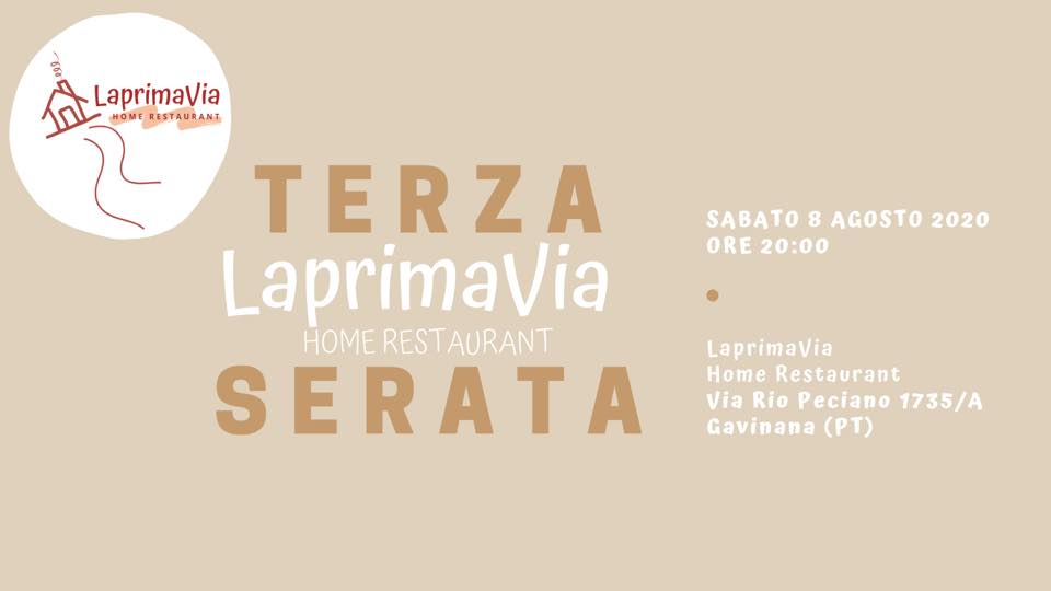 Terza serata LaprimaVia Home Restaurant