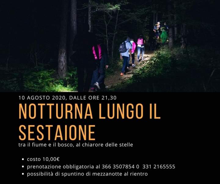 Notturna lungo il Sestaione