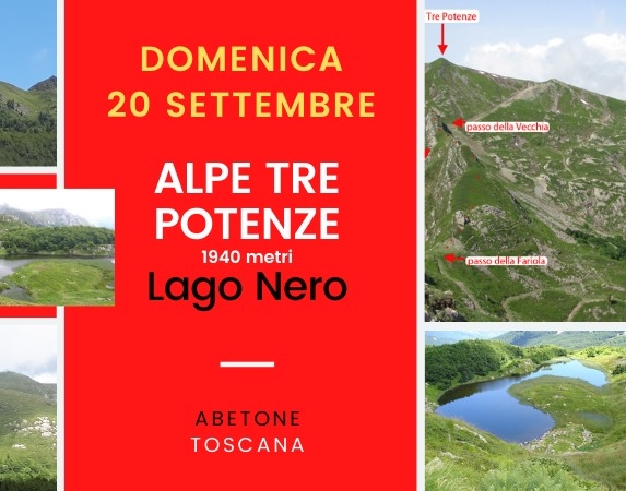 Trekking Alpe Tre Potenze e Lago Nero