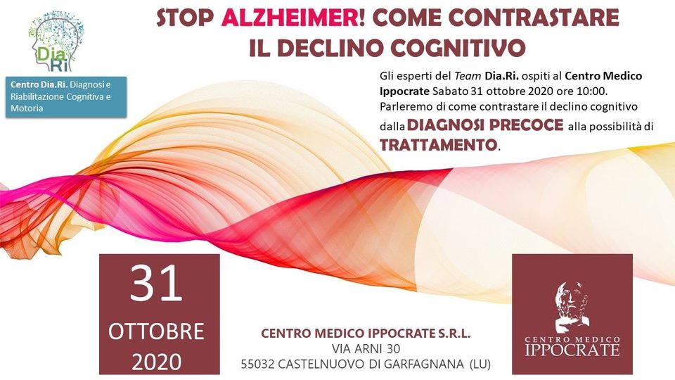 Meeting: “STOP ALZHEIMER! Come contrastare il declino cognitivo”