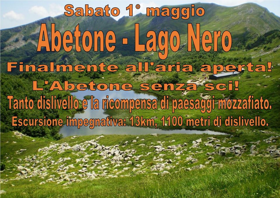 Escursione “Abetone – Lago Nero”