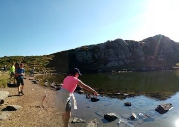 In tenda al Lago Scaffaiolo