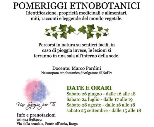 Pomeriggi Etnobotanici