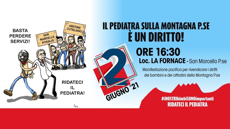 Manifestazione vogliamo il pediatra